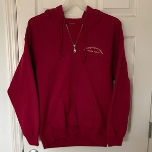 Red Hoodie Across Alaska Adventures Homer, Alaska. Size M